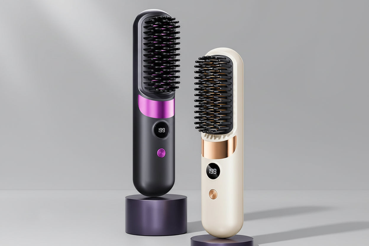 Portable Hair Straight Brush - מברשת החלקה ניידת לשיער